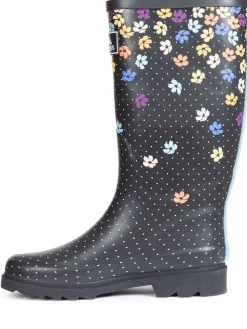 Samira regenlaarzen met bloemen*Trespass
