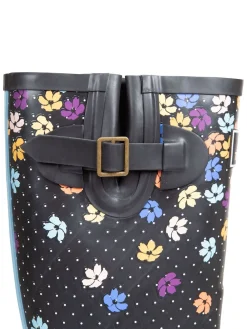 Samira regenlaarzen met bloemen*Trespass