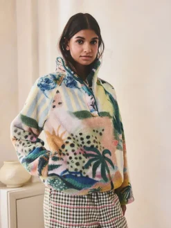 - Borg fleece top met print*Next Discount