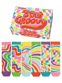 Stay Groovy Socks 3 pack*United Odd Socks Discount