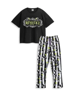 Beetlejuice Adult Pyjamas Set*Vanilla Underground Clearance