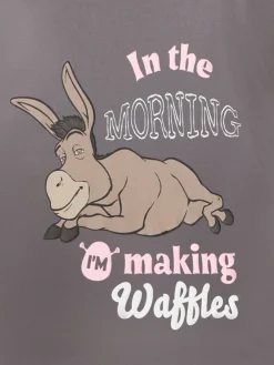 dames Shrek meerkleurige korte mouw lange pijpen 100% katoenen pyjamaset*Vanilla Underground New