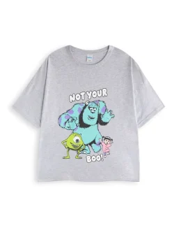 Disney Monsters Inc - Meerkleurige damespyjamaset met korte mouwen en lange pijpen van 100% katoen*Vanilla Underground Clearance