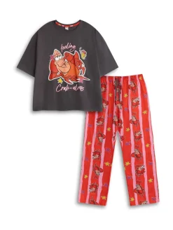 Disney The Little Mermaid Sebastian Short Sleeve Long Leg Pyjamas Set*Vanilla Underground Clearance