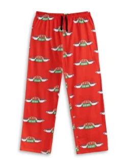 Friends Central Perk Logo Short Sleeve Long Leg Pyjamas Set*Vanilla Underground Sale