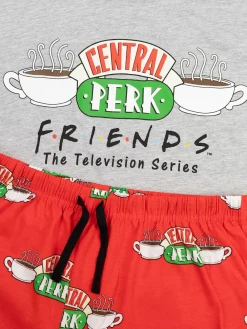 Friends Central Perk Logo Short Sleeve Long Leg Pyjamas Set*Vanilla Underground Sale