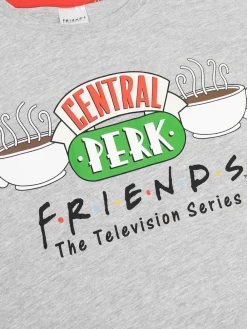 Friends Central Perk Logo Short Sleeve Long Leg Pyjamas Set*Vanilla Underground Sale