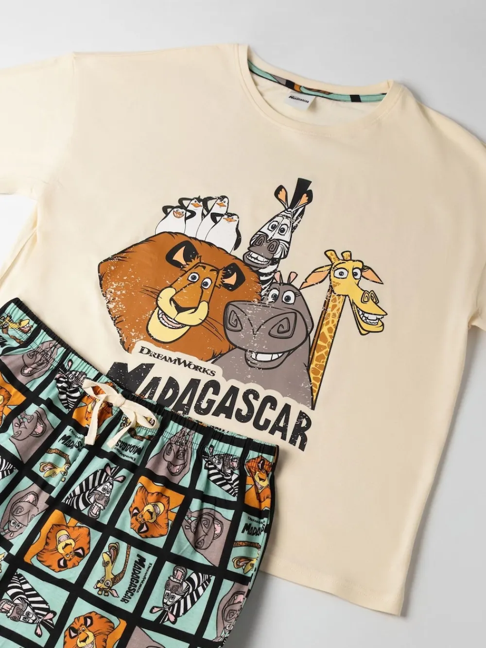 Madagascar Cotton Short Sleeve Long Leg Pyjamas Set*Vanilla Underground Outlet