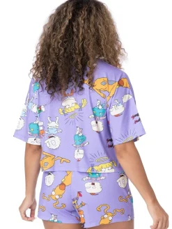 shortpyjama met gelicentieerde Rugrats-print voor dames*Vanilla Underground Hot