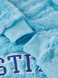 Womens Disney Lilo & Stitch Ears & Lettering Blanket Hoodie*Vanilla Underground