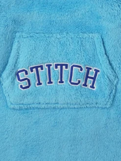 Womens Disney Lilo & Stitch Ears & Lettering Blanket Hoodie*Vanilla Underground