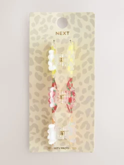 Veelkleurig - Fruit Haarklem 3 Pakket*Next Hot