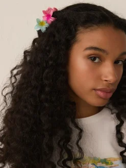 Veelkleurig - Mini bloemenhaarklemmetjes 3 verpakking*Next Best