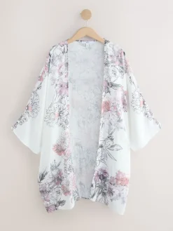 - Vintage bloemen lang kimonohemdje*Next Hot