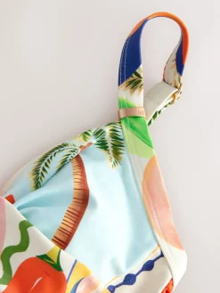Vrolijk fruit/tropische print - Vormgevend badpak met buikcorrectie*Next