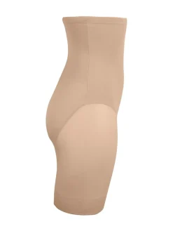 - - Doorschijnende dijlange stroomlijnende short met hoge taille*Miraclesuit Outlet