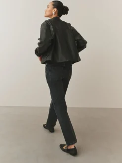 - Mid Rise Ankle Straight Leg Jeans With Scarf*Next Outlet