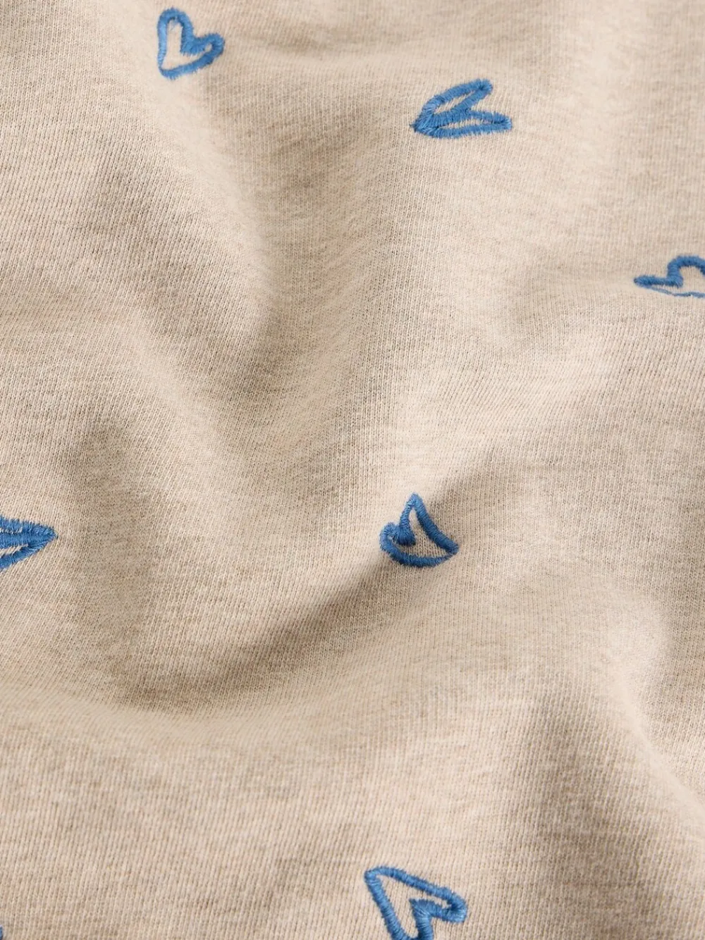 Heart Embroidered Sweatshirt*White Stuff Clearance