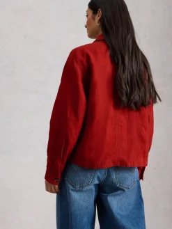 Isabel Linen Jacket*White Stuff New