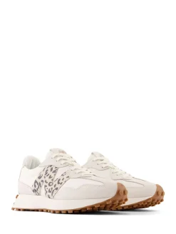 White/Leopard Print - 327 - Sneakers*New Balance Discount