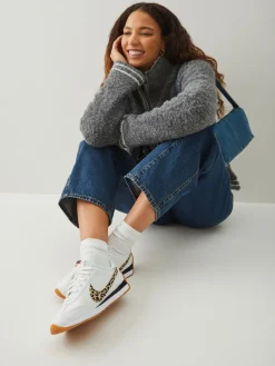 White/Leopard Print - Pacific sneakers*Nike Sale