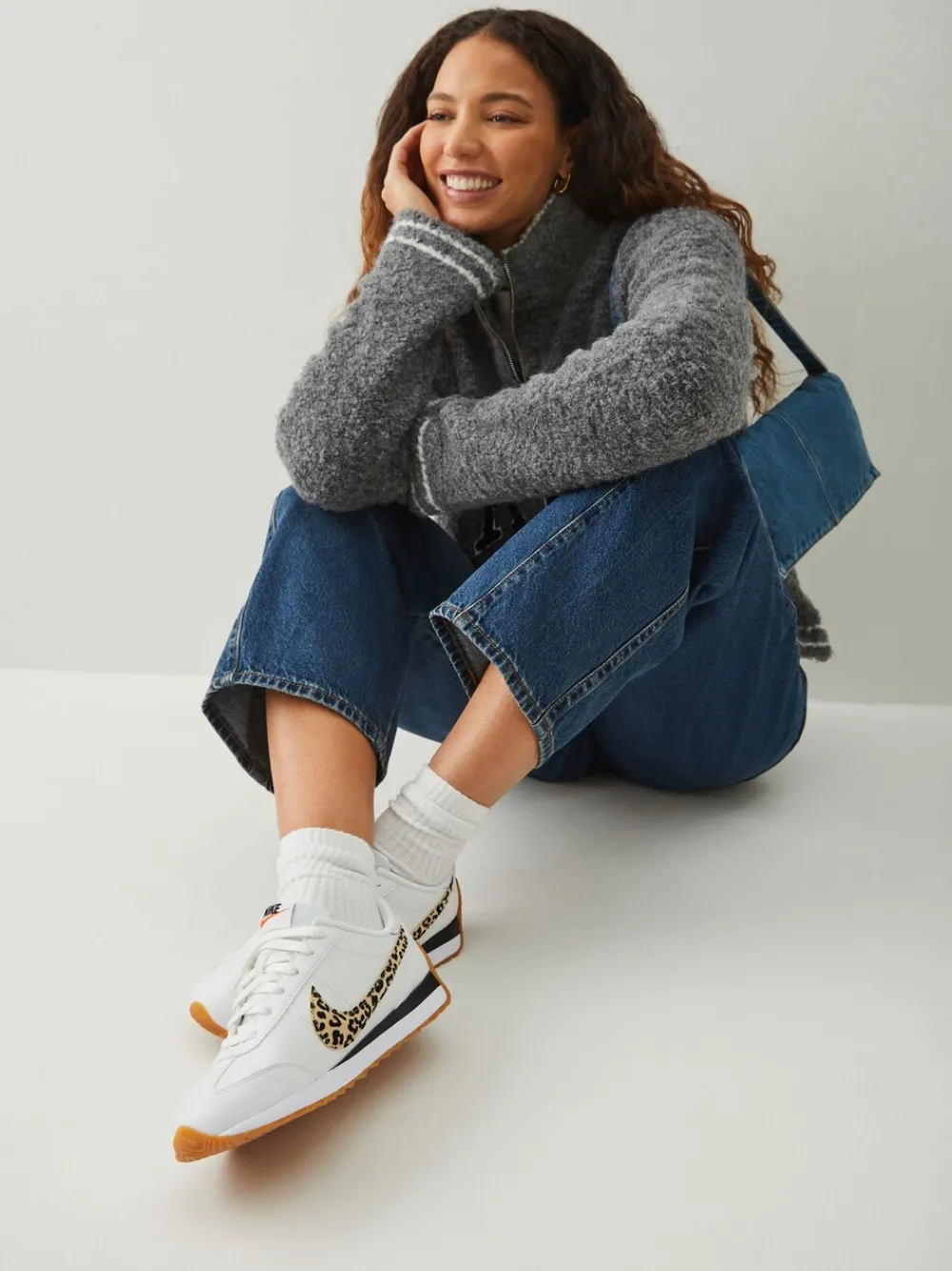 White/Leopard Print - Pacific sneakers*Nike Sale