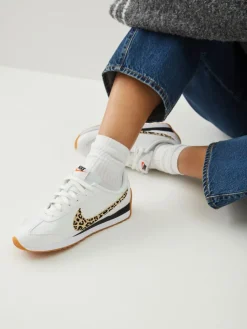 White/Leopard Print - Pacific sneakers*Nike Sale