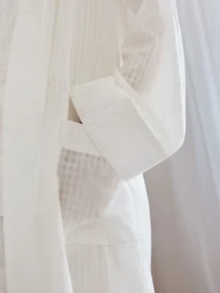 - 100% katoenen geruite dunne badjas*Next Clearance