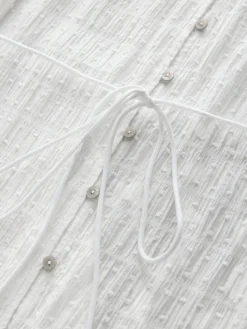 Wit - Button Through Tie Waist Sleeveless Maxi Dress*Next Hot