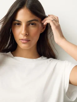 - Cap Sleeve TENCEL™ Modal Blend T-Shirt*Next New