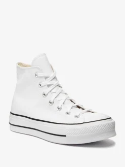 - - Hoge leren Lift Chuck Taylor sneakers met plateauzool*Converse Outlet