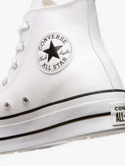 - - Hoge leren Lift Chuck Taylor sneakers met plateauzool*Converse Outlet
