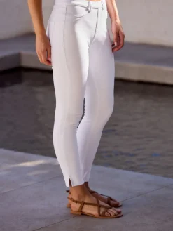 Wit - Cropped denim jersey legging*Next New