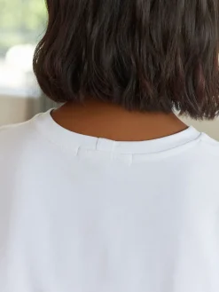 Wit - Dik T-shirt met ronde hals en korte mouwen*Next New