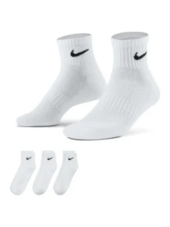 - Enkel - Everyday set van 3 paar verzachte sokken met boord*Nike Best