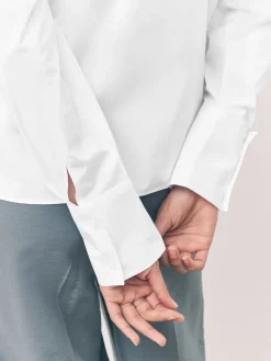 - Fitted Stretch Essential Long Sleeve Shirts 2 Pack*Next Online