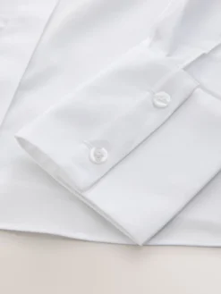 - Fitted Stretch Essential Long Sleeve Shirts 2 Pack*Next Online