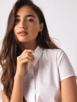 - Fitted Stretch Essential Short Sleeve Shirt*Next New