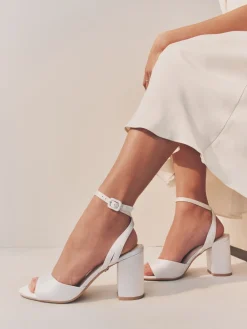 - Forever Comfort® bruidssandalen met ronde neus en blokhak*Next Discount