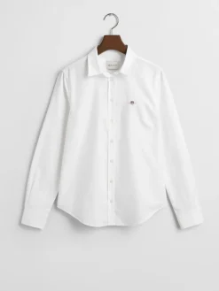 - - Aansluitend Oxford stretchoverhemd*Gant