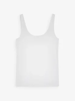 Wit - Hemdje met brede bandjes*Next Outlet