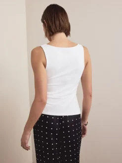 Wit - Hemdje met vierkante hals*Next Sale