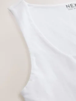 Wit - Hemdje met vierkante hals*Next Sale