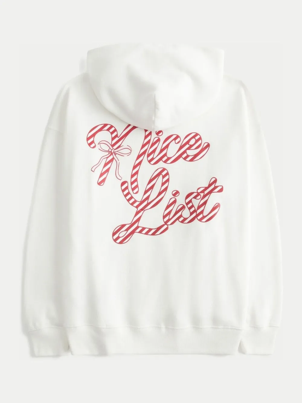 - Christmas Back Graphic Boyfriend Hoodie*Hollister Best