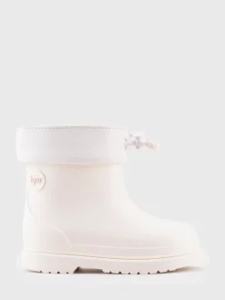 Wit - waterdichte Bimbi Euri enkellange regenlaarzen*Igor Discount