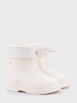 Wit - waterdichte Bimbi Euri enkellange regenlaarzen*Igor Discount