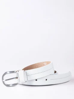 Wit - - Kendal - Leren riem*Lakeland Leather Outlet