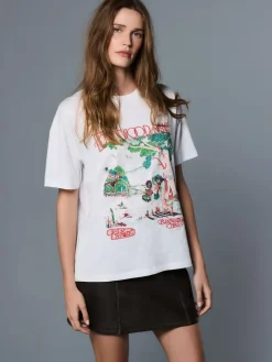 Wit - License Fleetwood Mac Graphic Short Sleeve Crew Neck T-Shirt*Next Sale