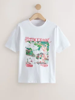 Wit - License Fleetwood Mac Graphic Short Sleeve Crew Neck T-Shirt*Next Sale