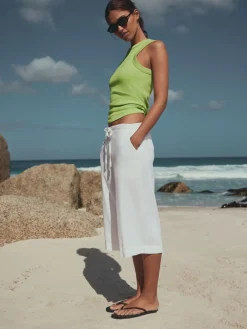 Wit - Linen Blend Pull On Shorts*Next Best